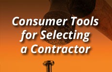 Consumer Tools for Selecting a Contractor