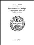 Expenditures by Object and Funding by Source, Fiscal Year 2017-2018 Cover
