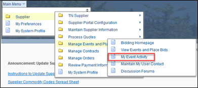 View All Your Event Activity