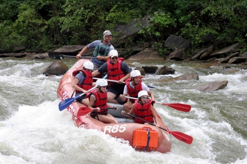 group that is whitewater rafting