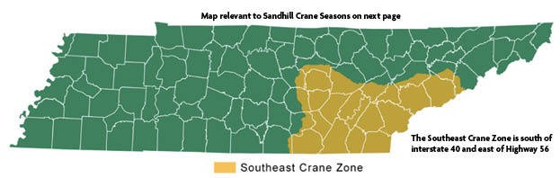 Sandhill Crane Zones