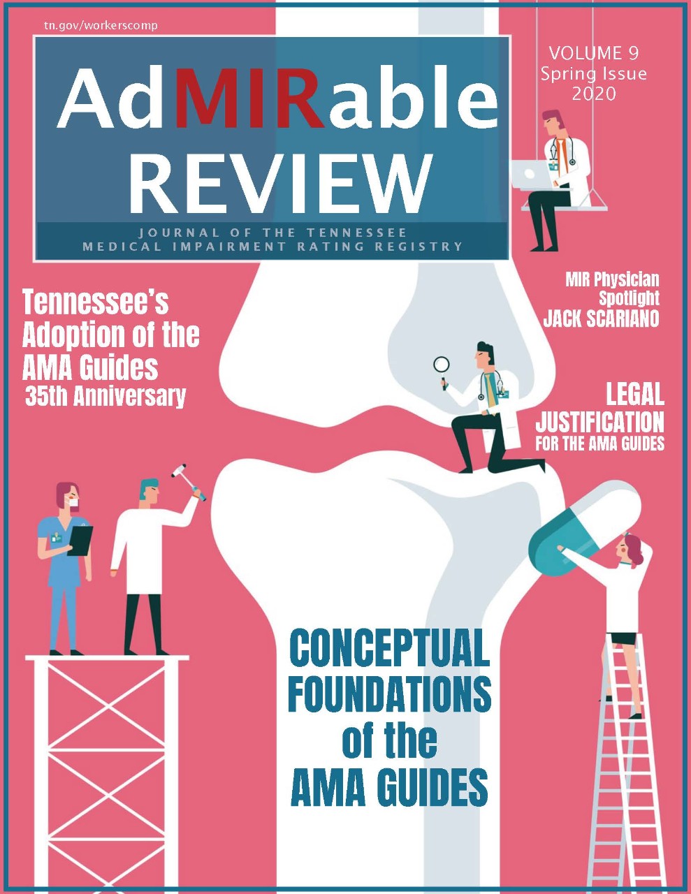Cover image to the Spring 2020 AdMIRable Review issue
