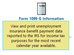 Form 1099-G Information